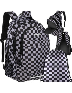 Ryggsäck 22L - schackbräde Kruzzel