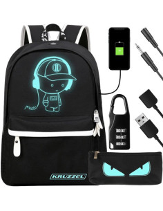 Kruzzel USB Light Up Backpack 19374