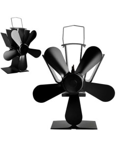 5-blade fireplace fan